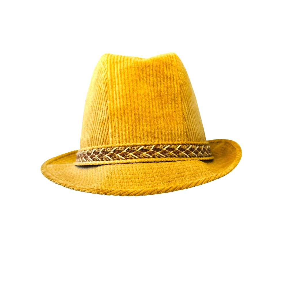 Vintage Stetson Corduroy Fedora Timeless‎ Heritage Hat Classic